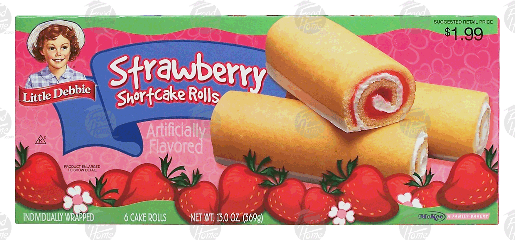 Little Debbie  6 strawberry shortcake rolls, individually wrapped Full-Size Picture